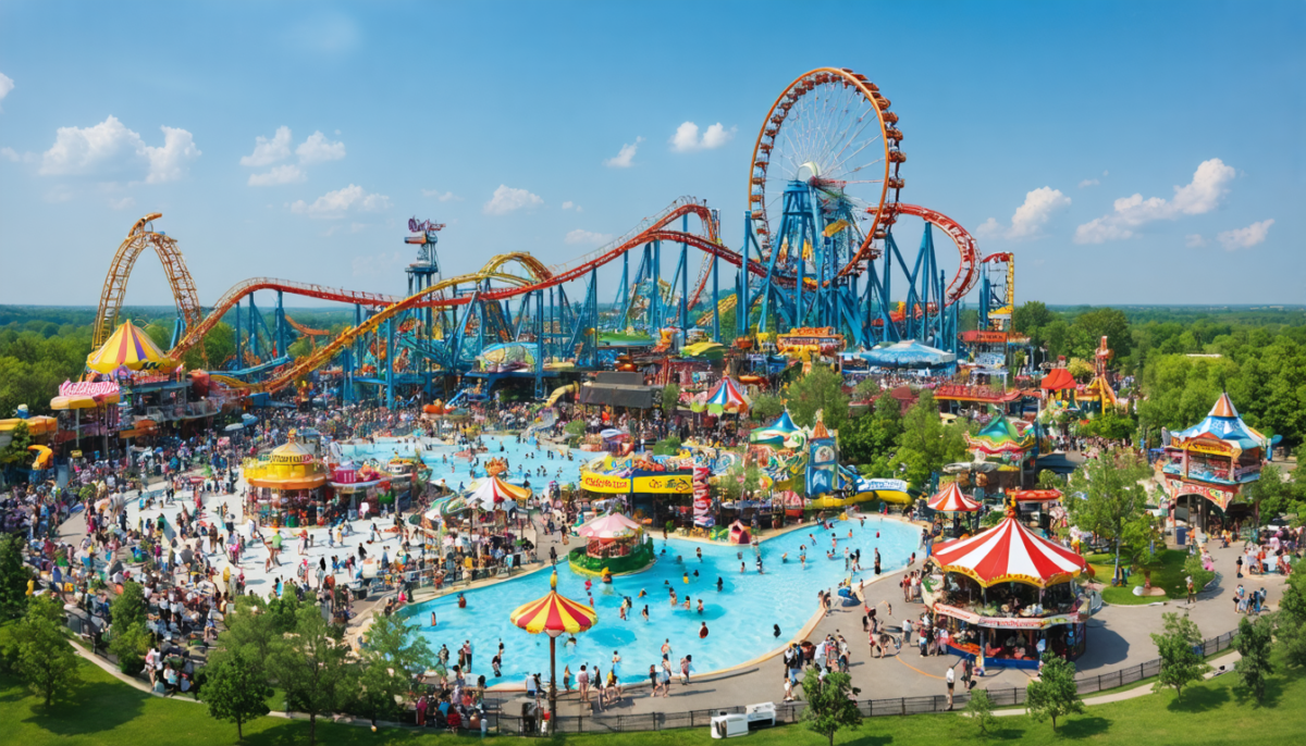 plongez dans une aventure gigantesque en explorant le plus grand parc d'attractions au monde, une expérience unique et inoubliable pour toute la famille.