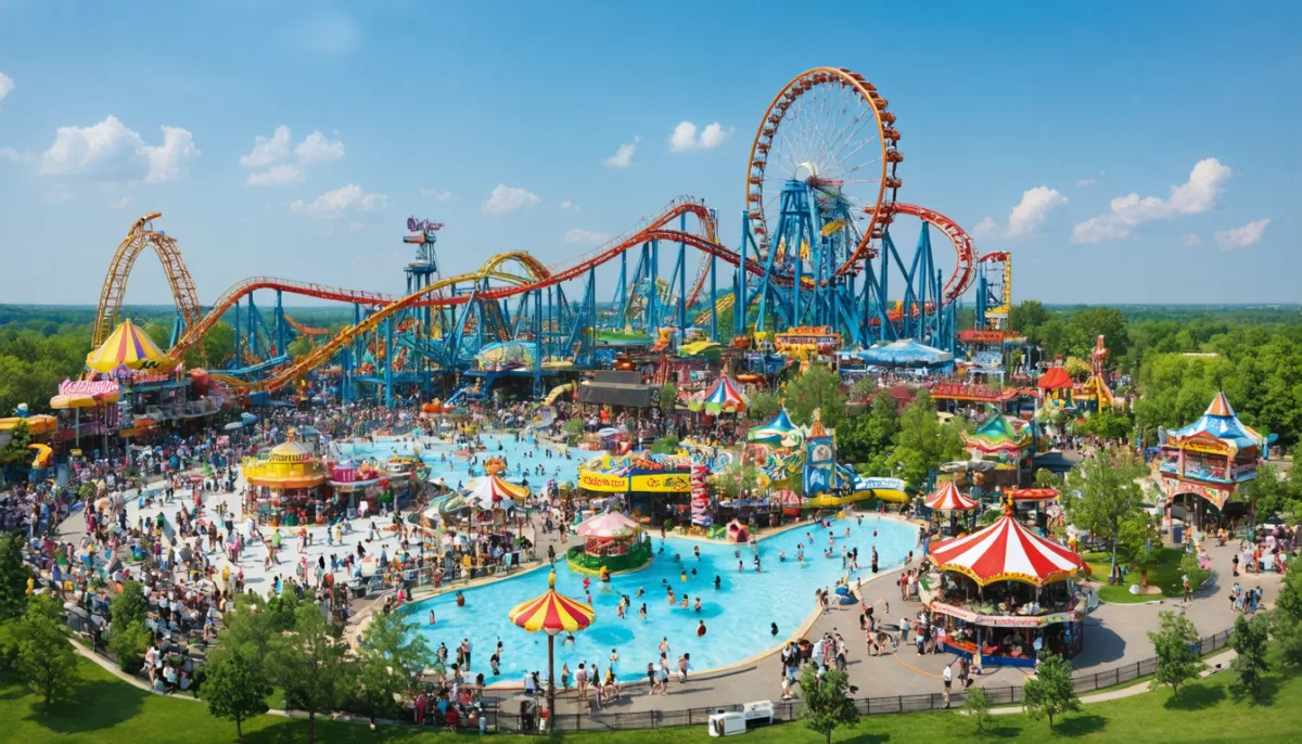 plongez dans une aventure gigantesque en explorant le plus grand parc d'attractions au monde, une expérience unique et inoubliable pour toute la famille.