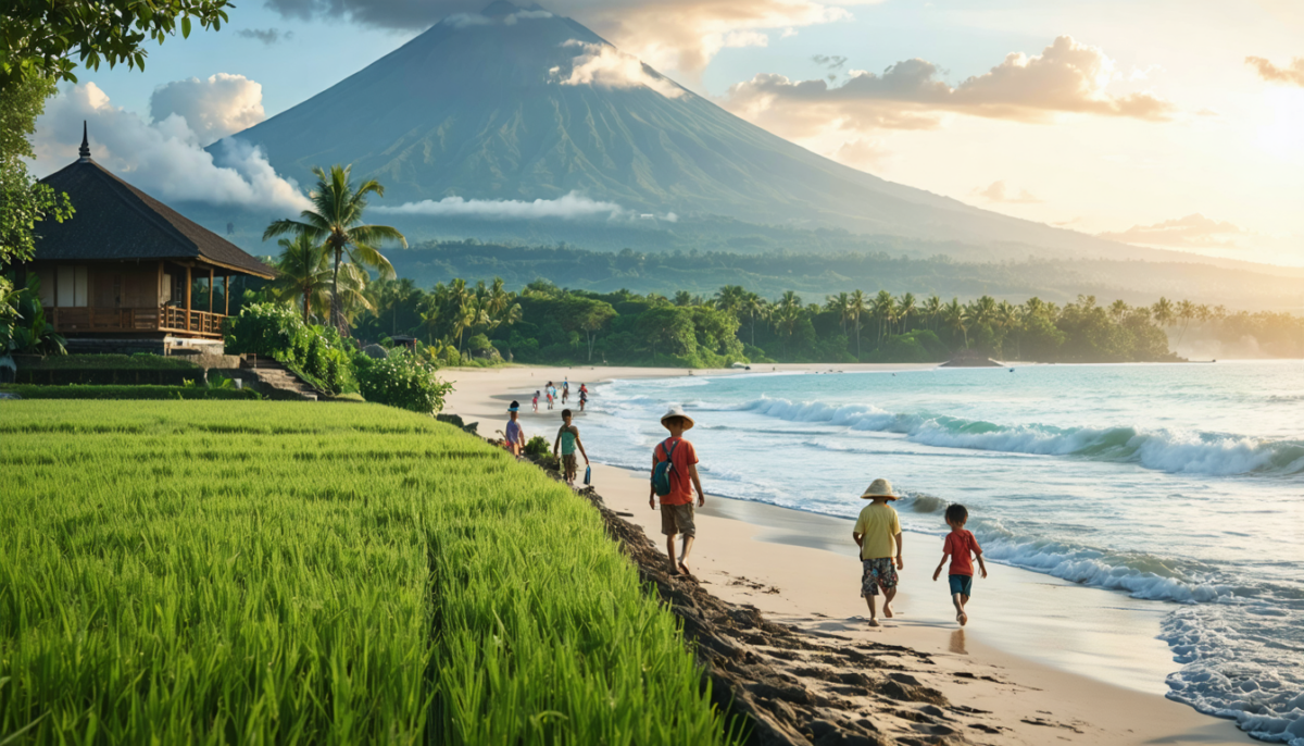 explorez bali sauvage et familiale avec ses rizières luxuriantes, ses volcans majestueux et ses plages enchanteuses pour un voyage inoubliable en harmonie avec la nature.