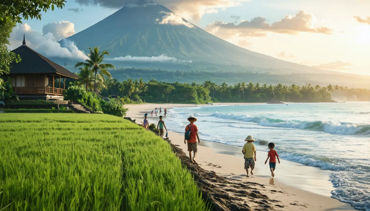 explorez bali sauvage et familiale avec ses rizières luxuriantes, ses volcans majestueux et ses plages enchanteuses pour un voyage inoubliable en harmonie avec la nature.