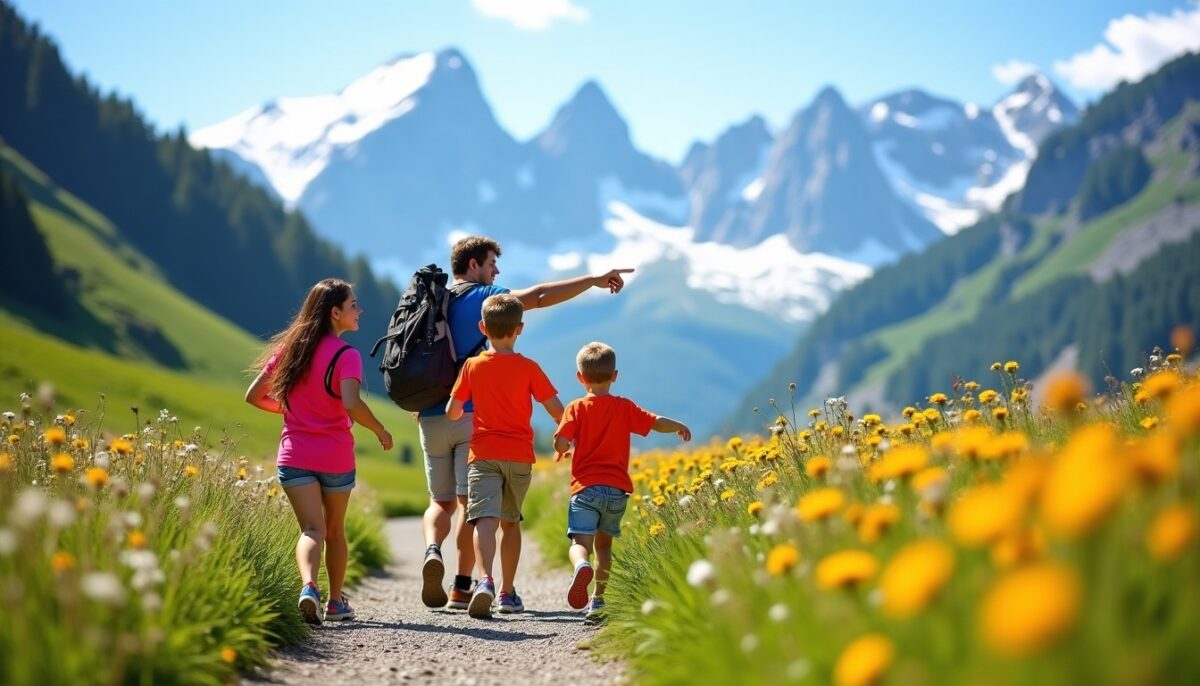 Escapades familiales incontournables pour savourer l'été dans les Alpes